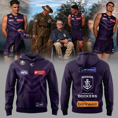 Fremantle Dockers 2026 ANZAC Day Hoodie
