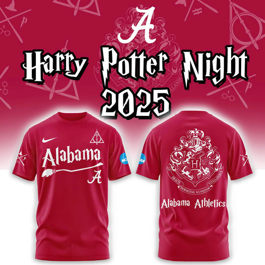 Limited Edition Alabama Football x Harry Potter 2025 TShirt