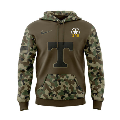 Limited Edition Tennessee Football U.S. Army 250th Celebration Hoodie