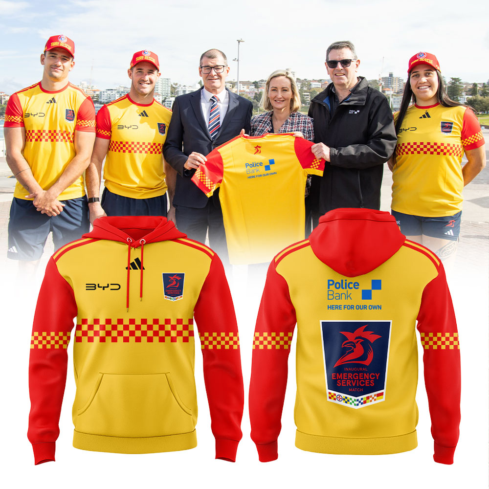 Sydney Roosters Emergency Services Round Hoodie