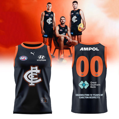 Carlton Respects 2026 Limited Edition Jersey Custom Number
