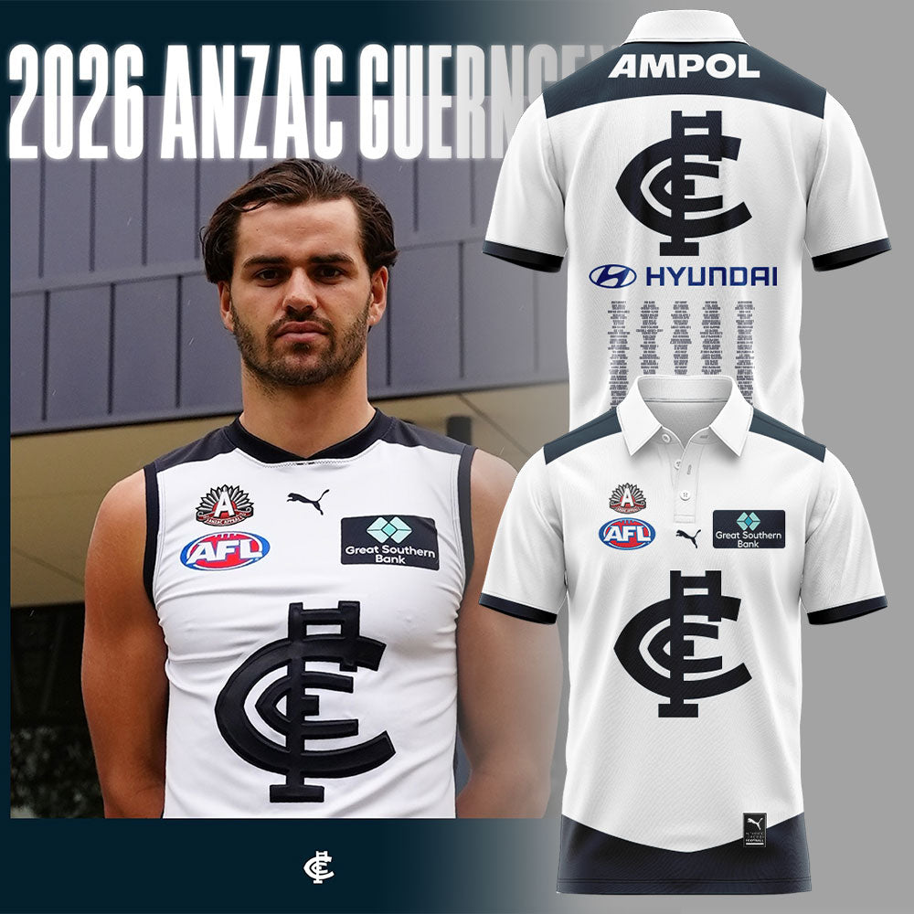 Carlton Football Club Our 2026 ANZAC Polo
