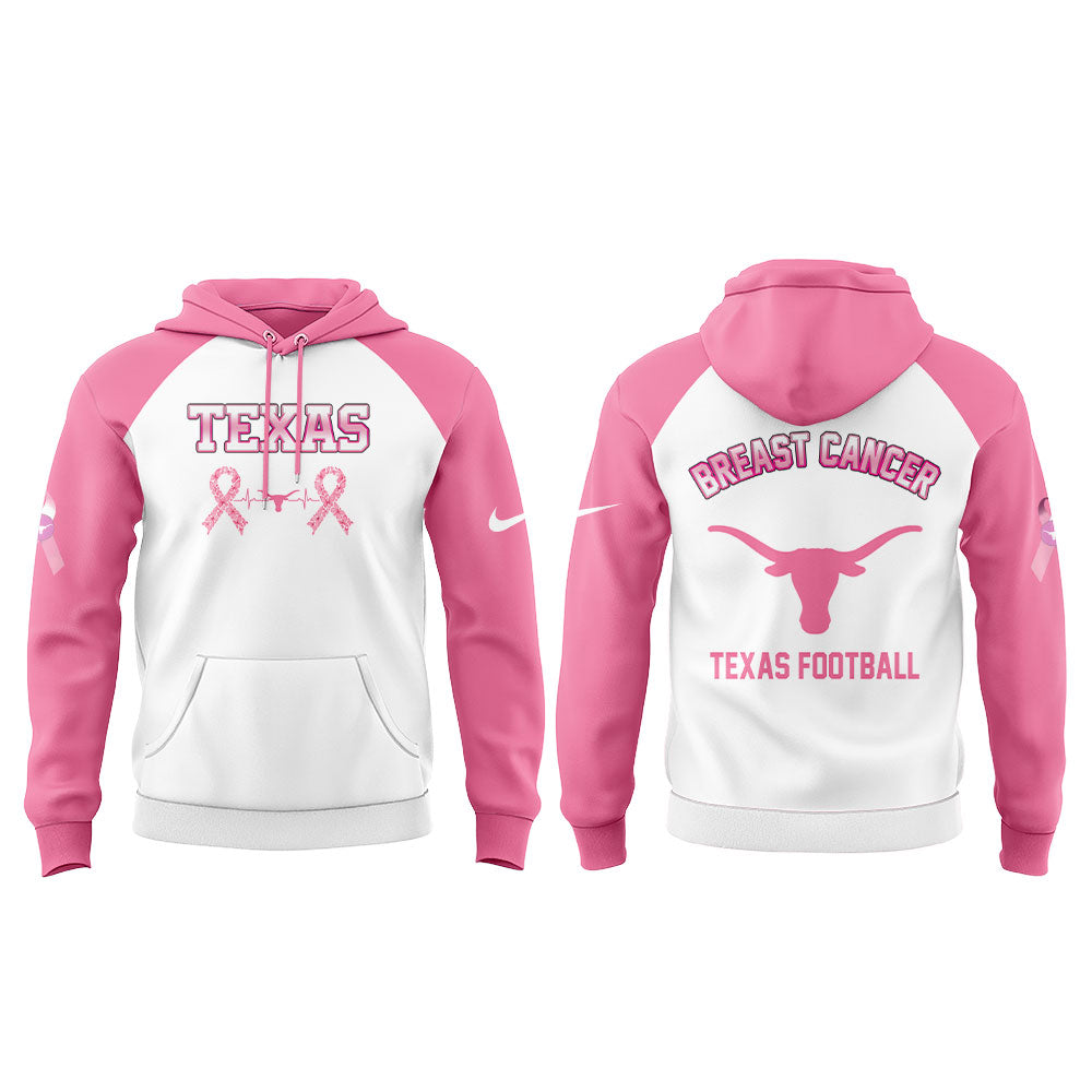 Texas Longhorns Cancer Awareness Month Combo Hoodie