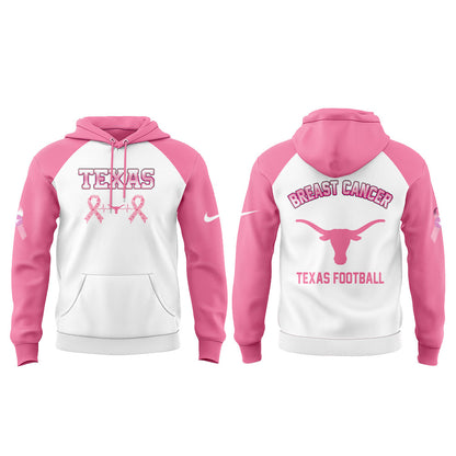 Texas Longhorns Cancer Awareness Month Combo Hoodie