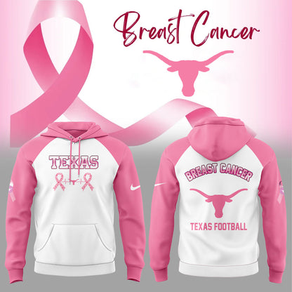 Texas Longhorns Cancer Awareness Month Combo Hoodie