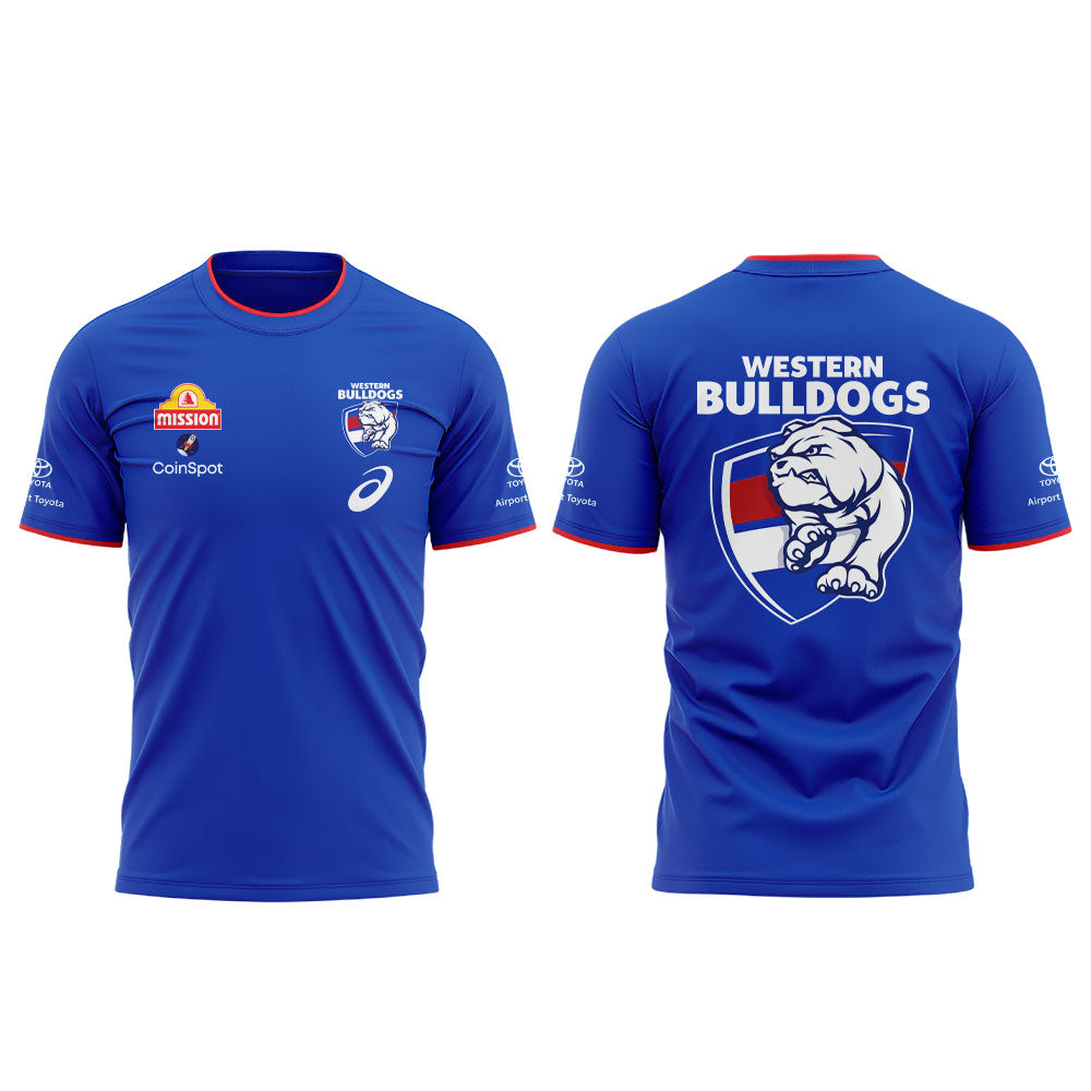 Western Bulldogs Coach Bevo Asics 2026 Media Shirt