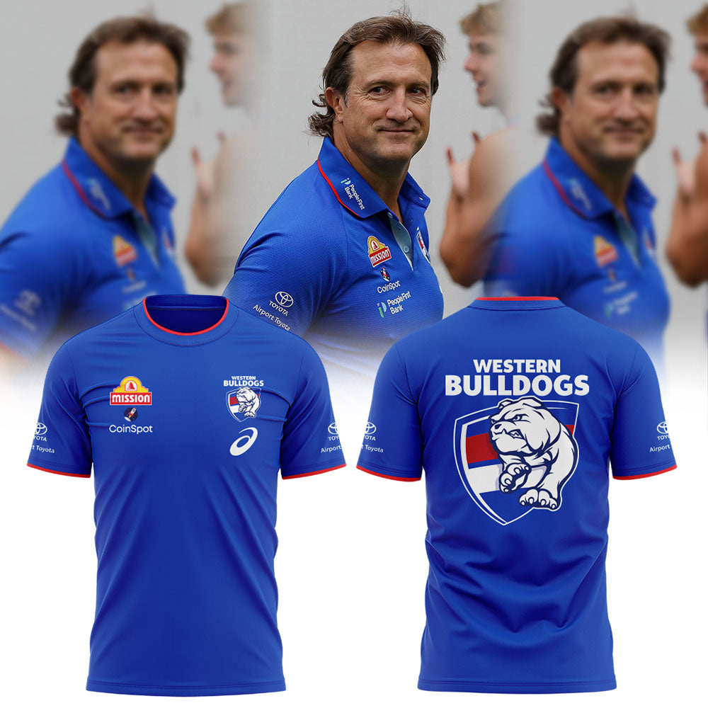 Western Bulldogs Coach Bevo Asics 2026 Media Shirt