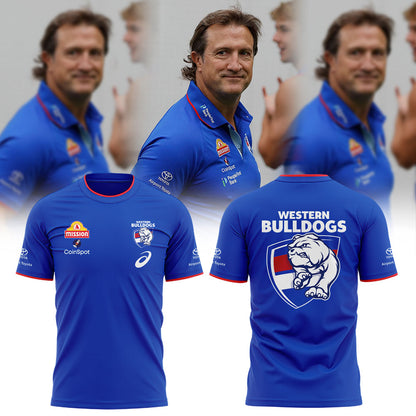 Western Bulldogs Coach Bevo Asics 2026 Media Shirt