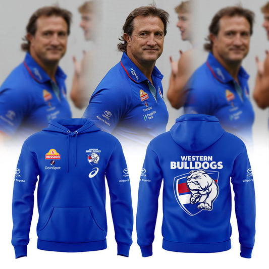Western Bulldogs Coach Bevo Asics 2026 Media Hoodie