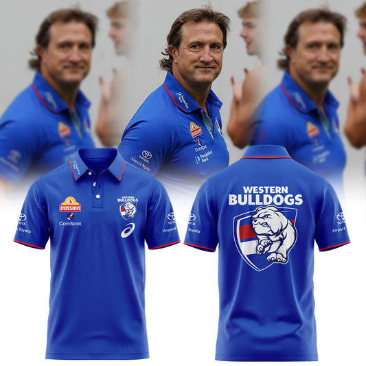 Western Bulldogs Coach Bevo Asics 2026 Media Polo