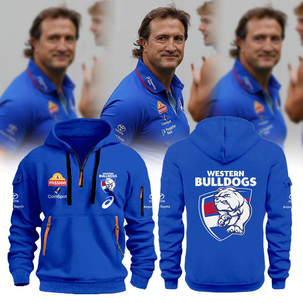 Western Bulldogs Coach Bevo Asics 2026 Media Hoodie