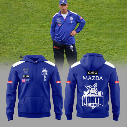 North Melbourne Alastair Clarkson Kangaroos 2026 Performance Top Hoodie
