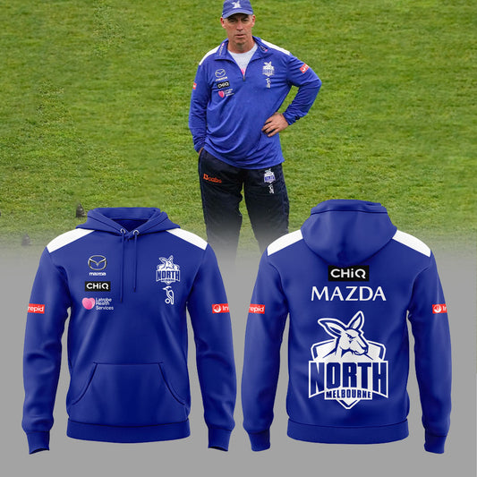 North Melbourne Alastair Clarkson Kangaroos 2026 Performance Top Hoodie