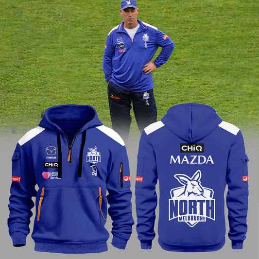North Melbourne Alastair Clarkson Kangaroos 2026 Performance Top Hoodie