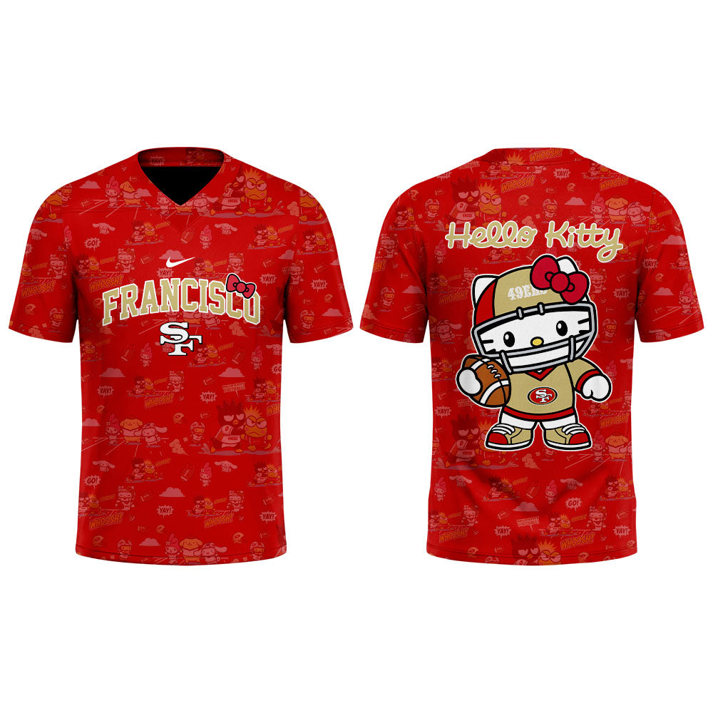 Limited Edition San Francisco 49ers Hello Kitty 2026 Jersey