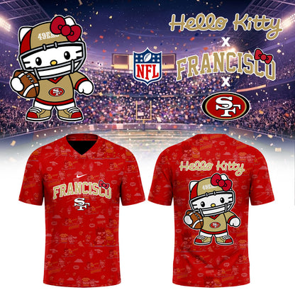 Limited Edition San Francisco 49ers Hello Kitty 2026 Jersey