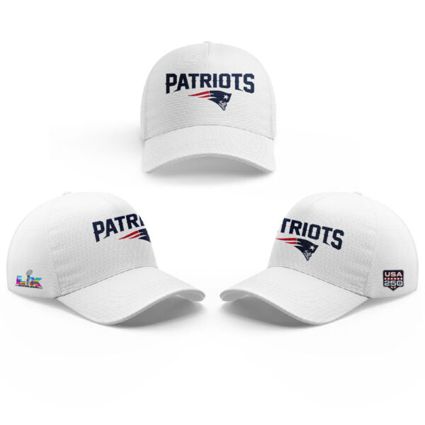 NE Patriots 2025 Super Bowl LX Football Jersey