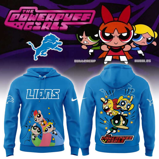 Detroit Lions The Powerpuff Girls Hoodie