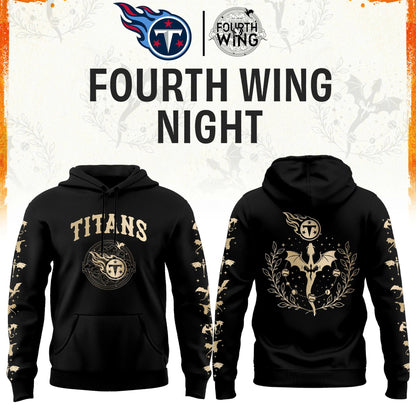 All Team NFL x Fourth Wings Night 2026 Black Hoodie