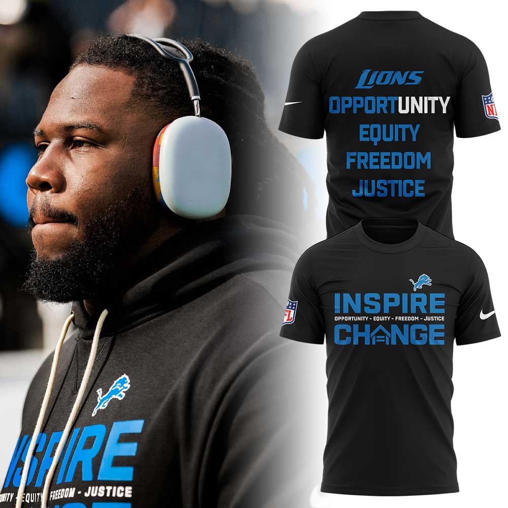 Detroit Lions Inspire Change Opportunity Equity Freedom Justice Shirt