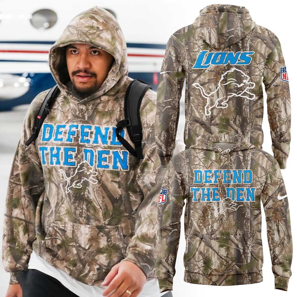 Detroit Lions Defend the Den Hoodie