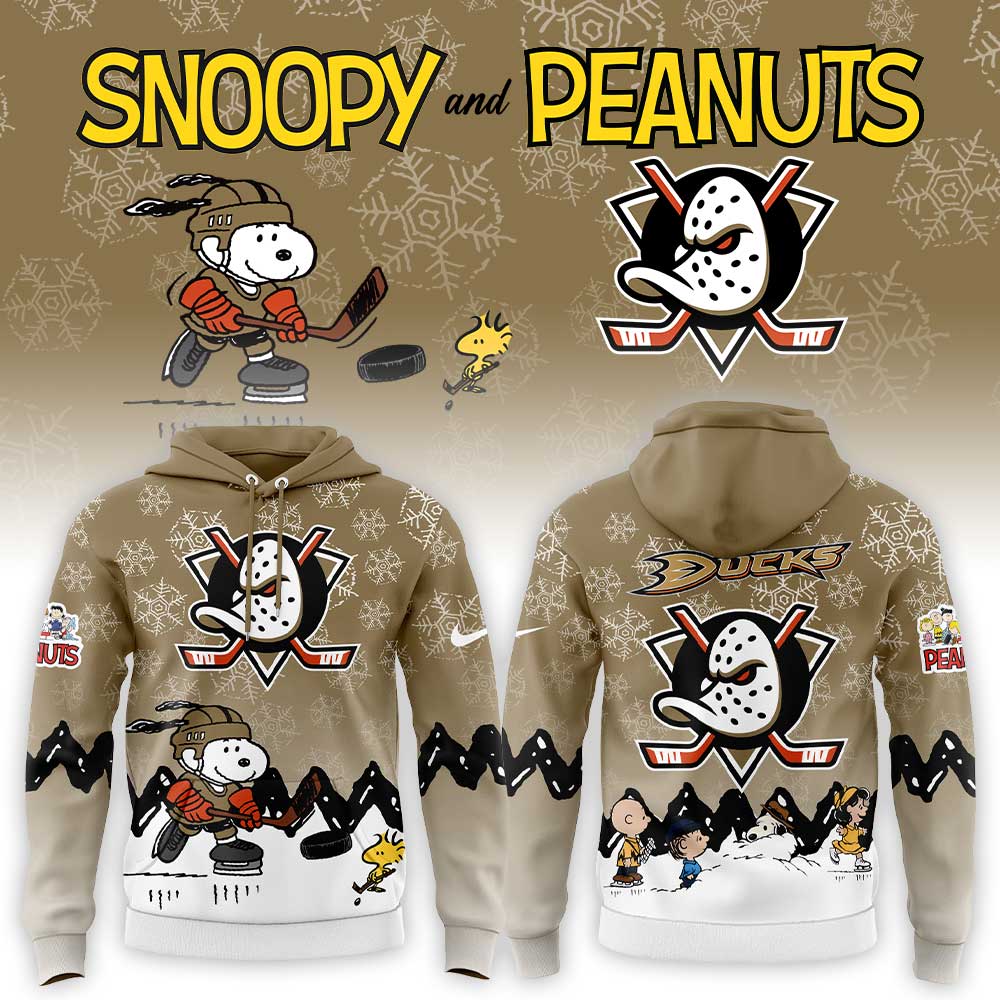 Anaheim Ducks x Snoopy and Peanuts Hoodie