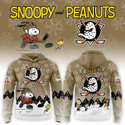 Anaheim Ducks x Snoopy and Peanuts Hoodie