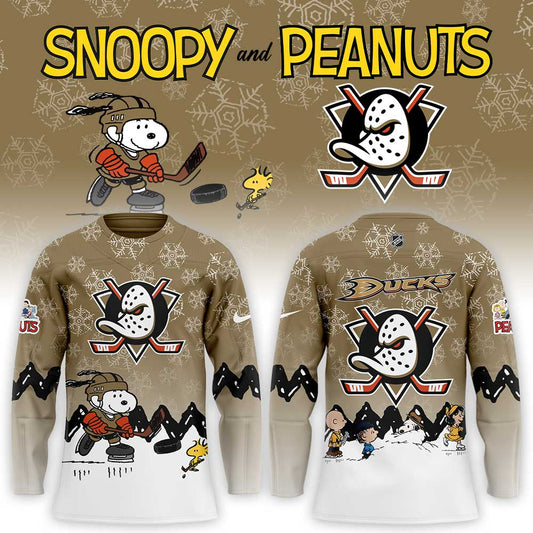 Anaheim Ducks x Snoopy and Peanuts Hockey Jersey