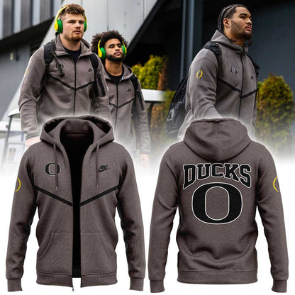 Oregon 2026 College Football Nike Tech Combo ZipHoodie