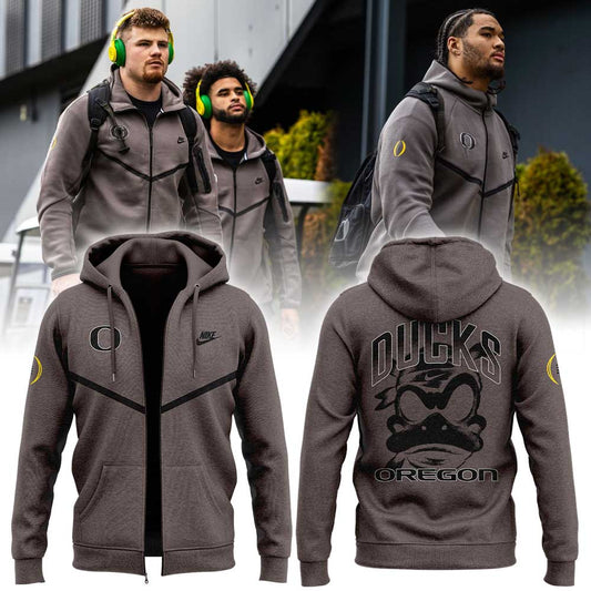 Oregon 2026 College Football Nike Tech Combo ZipHoodie