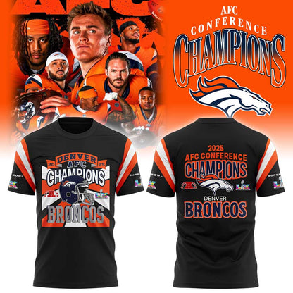 Denver Broncos 2025 AFC Conference Champions TShirt