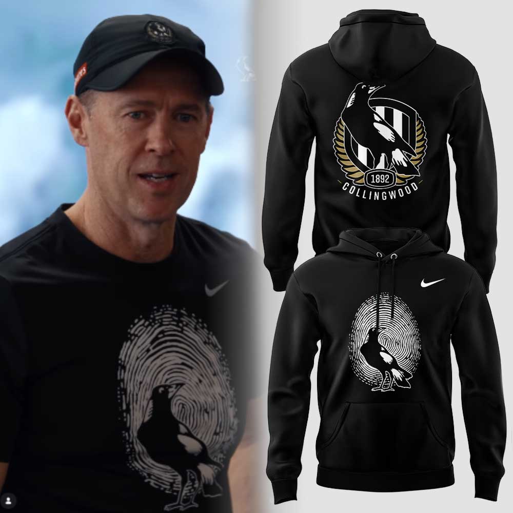 Collingwood Football Club Coach Craig McRae 2026 Limited Collection Hoodie