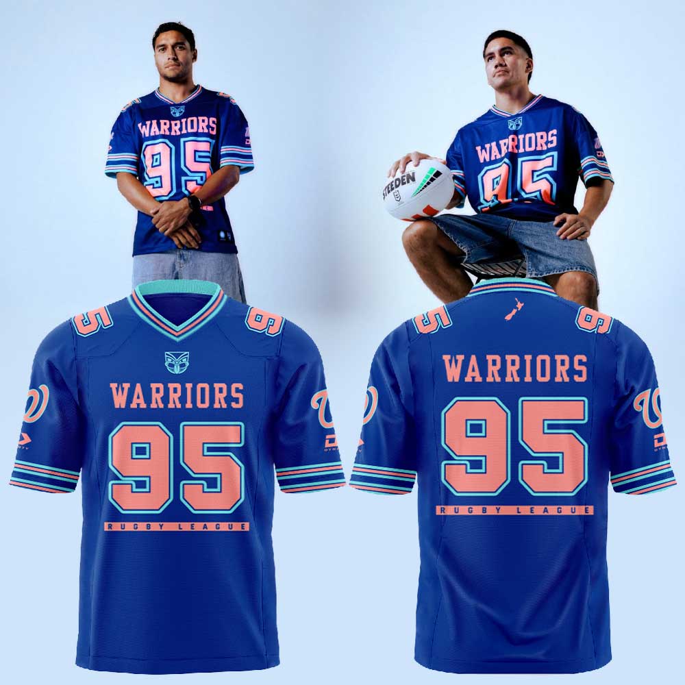 NZ Warriors Limited Edition Magic Round Football Jersey