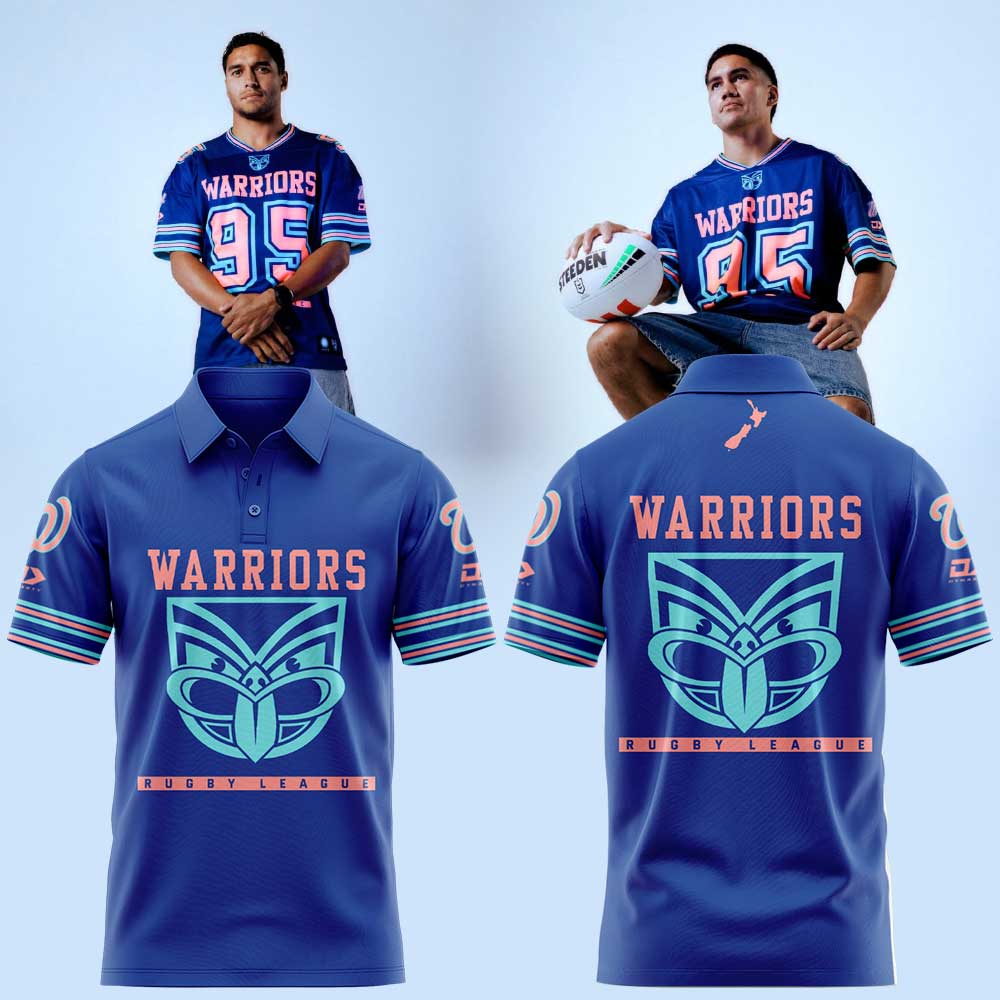 NZ Warriors Limited Edition Magic Round Polo