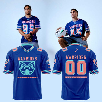 NZ Warriors Limited Edition Magic Round Football Jersey Custom Number