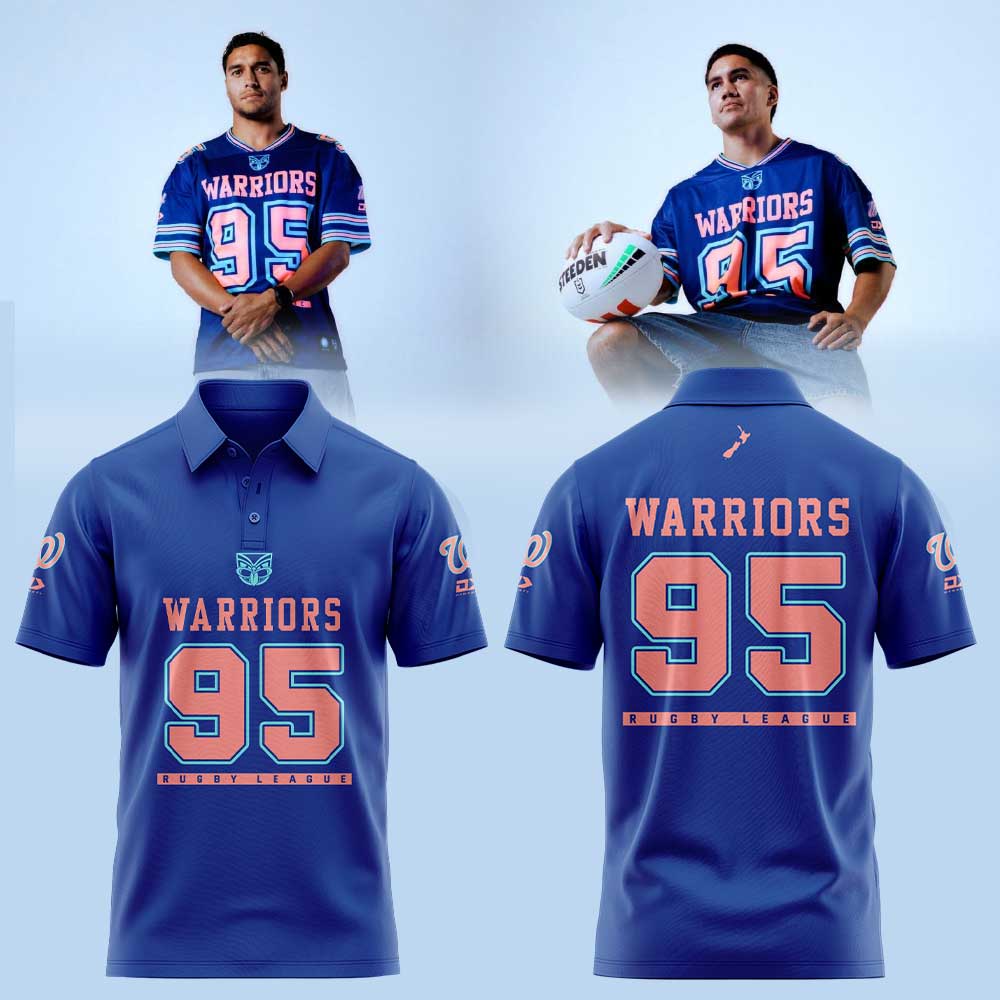 NZ Warriors Limited Edition Magic Round Polo