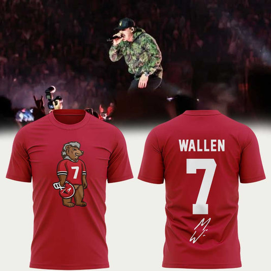 Morgan Wallen concert last night in Tuscaloosa, Alabama Shirt Red