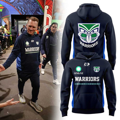 New Zealand Warriors Coach Andrew Webster Junior Pullover Hoodie
