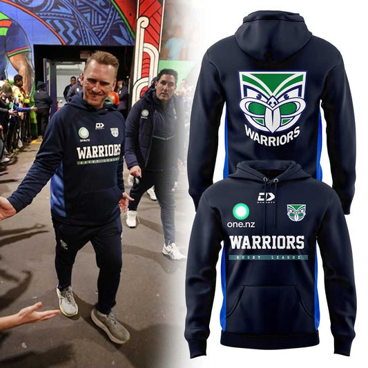 New Zealand Warriors Coach Andrew Webster Junior Pullover Hoodie