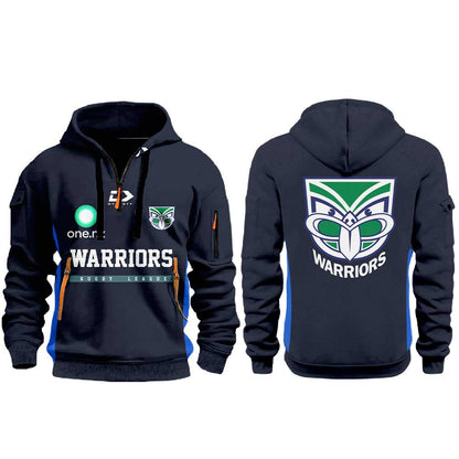 New Zealand Warriors Coach Andrew Webster Junior Pullover Hoodie