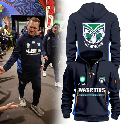 New Zealand Warriors Coach Andrew Webster Junior Pullover Hoodie