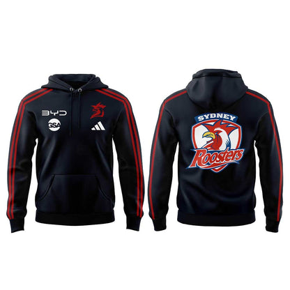 Sydney Roosters Coach Trent Robinson Presentation Blue Hoodie