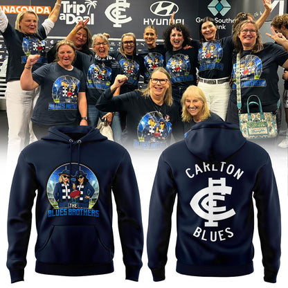 Carlton Blues the Blues Brothers & Sisters !!! Hoodie