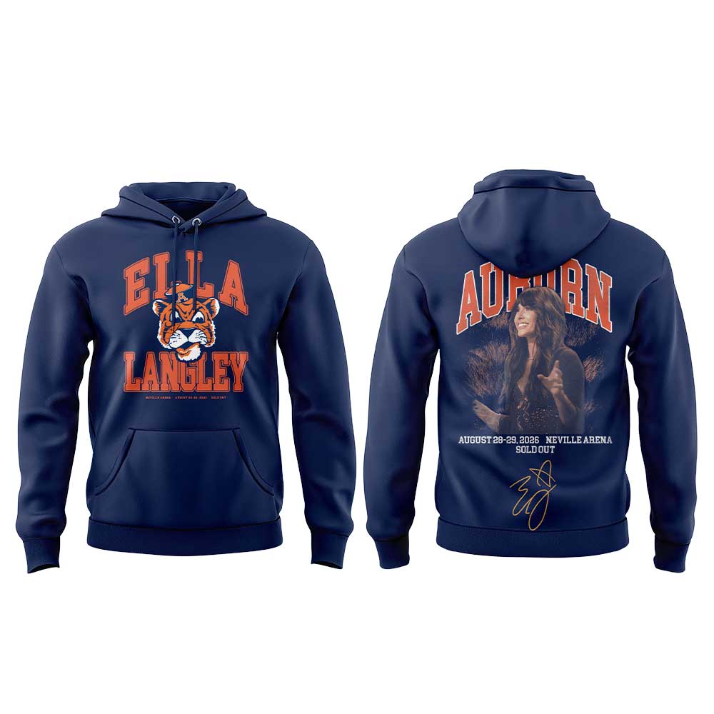 Auburn Tigers x Ella Langley – The Dandelion Tour 2026 Neville Arena Hoodie