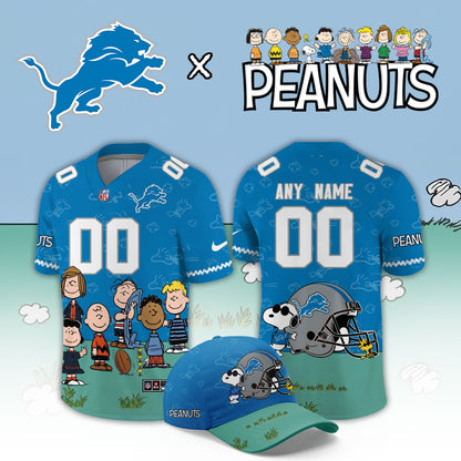 Detroit Lions x Peanuts 2026 Limited Football Jersey