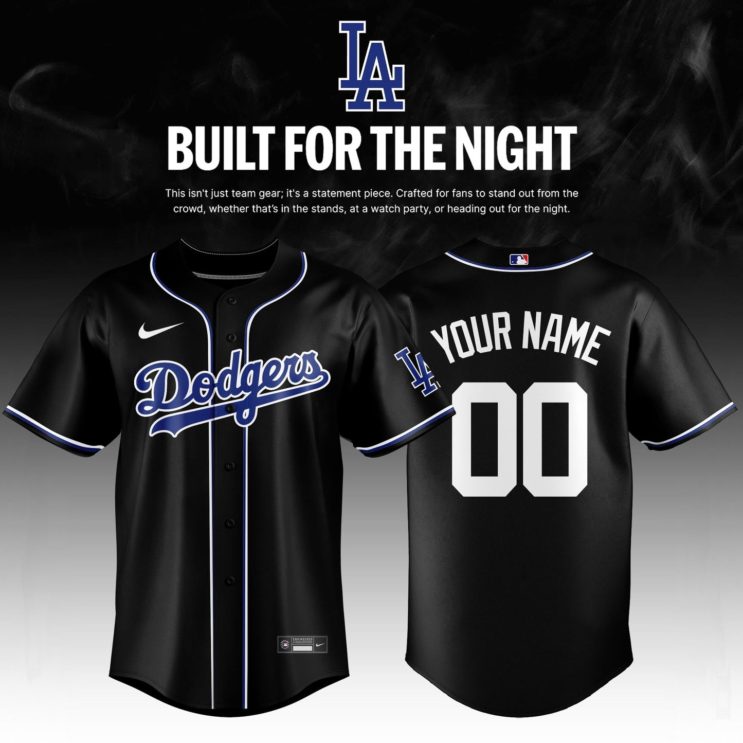 Los Angeles Dodgers 2026 Fashion Black Out Limited Edition Jersey