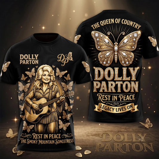 RIP Thank You Dolly - I Will Always Love You Limited Edition Combo T-Shirt