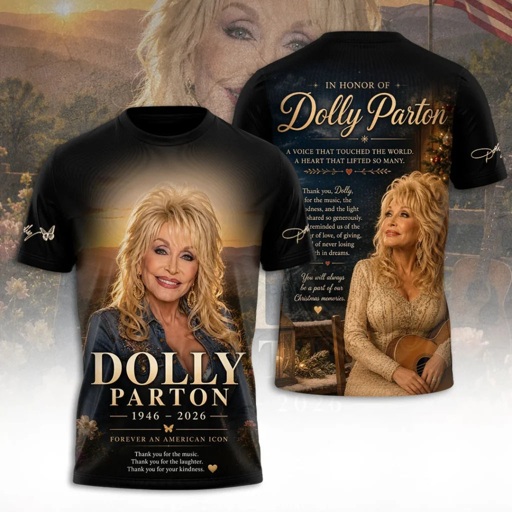 RIP Thank You Dolly - I Will Always Love You Limited Edition Combo T-Shirt