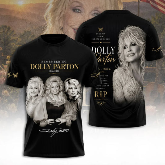 RIP Thank You Dolly - I Will Always Love You Limited Edition Combo T-Shirt