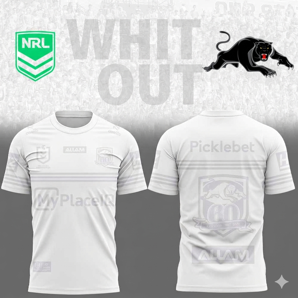Penrith Panthers White out NRL Limited Edition Shirt
